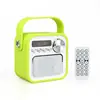 TF/AUX/Mini USB/USB driver rechargeable battery speaker with remote control