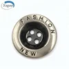 High Class Custom Logo Round Button Engraving Alloy Metal Sew Buttons for Clothing / Shirt