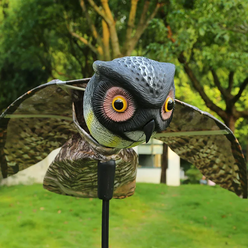Garden Decoration Owl With Wing Bird Scare Hawk Kite Crow Hunting ...