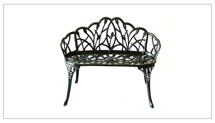 Garden Antique Bronze Cast Aluminum Patio Bench Buy Patio Bench