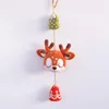 Diy cute yellow duck animal car furnishing articles handmade felt wool hanging ornaments