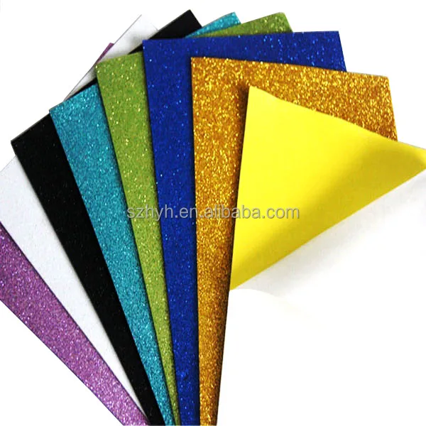 Eva Foam Glitter Paper Customized Colorful High Quality Glitter Eva