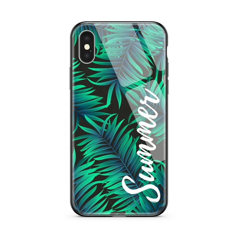 

Custom Phone Case Glass Case for iPhone UV Print Tempered Glass