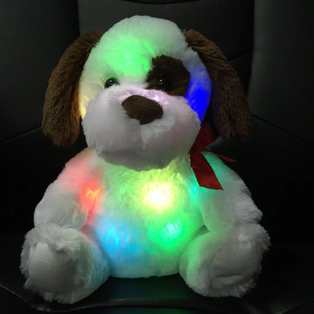 light up plush dog