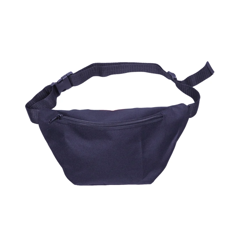 Promo Custom two Pocket travel running 420D Nylon Fanny Pack sport waist bag