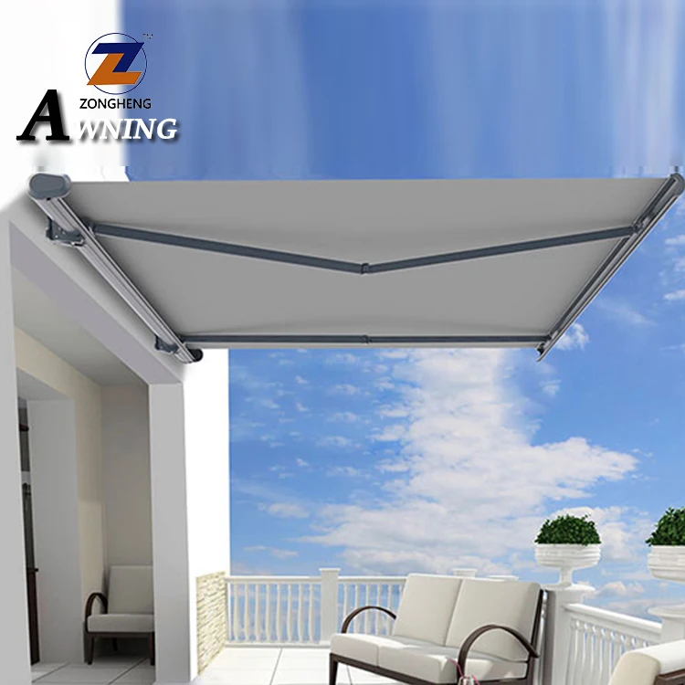 
Garden Decoration Full Cassette Sided Retractable Aluminum Awning 