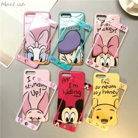 

360 Full Cover Minnie Mouse Phone Case + Glass for IPhone 11 Pro X XS Max XR 8 7 6 6S Plus 8plus 7plus Cartoon Coque Accessories