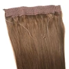 HARMONY European Remy Double Drawn lace clips attached on triple weft human hair extensions