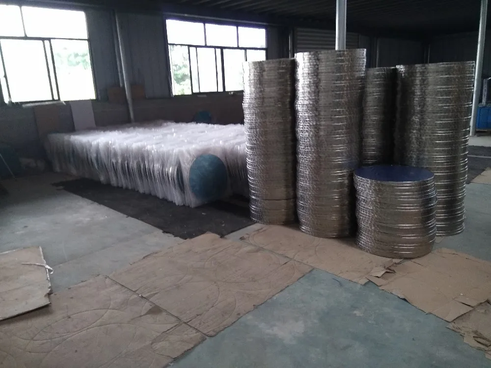 Dia60cmround Aluminum Indooroutdoor Folding Bar Height Table With Base