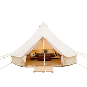 5m Waterproof Luxury Canvas Safari Tents Hotel Bell Tent