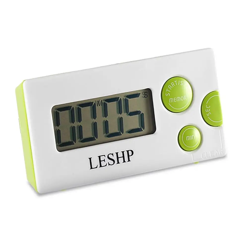 

LESHP LCD 4 Digits Display Digital Magnetic Back Kitchen Timer Countdown Timer