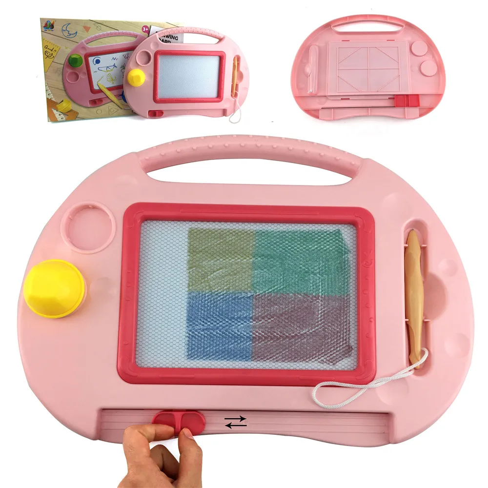 black write adjustable kids color magnetic drawing board