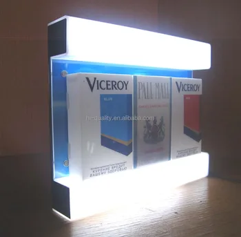 Led Display Rokok  Akrilik Kotak acrylic Tembakau Tampilan 
