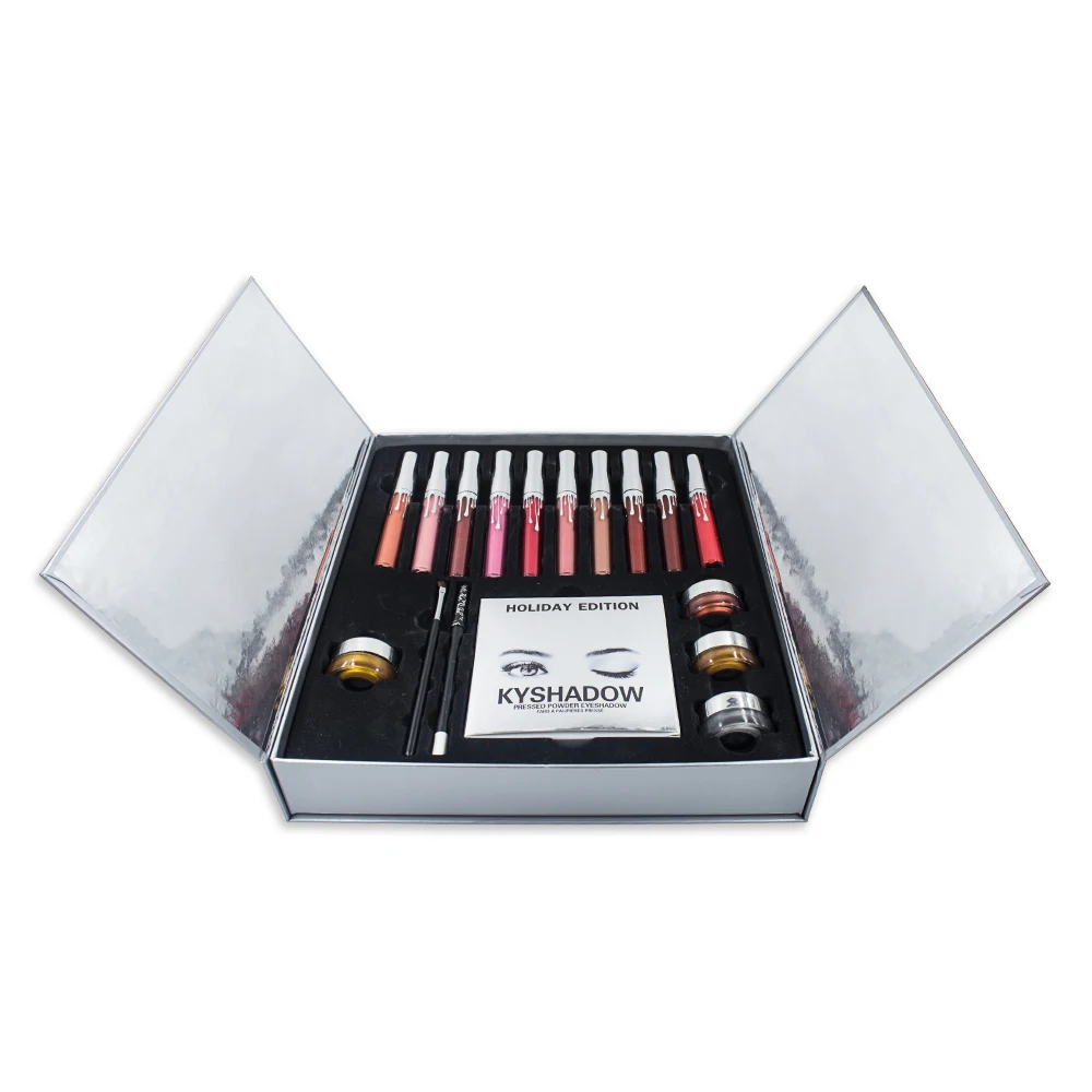
Latest Cosmetic Set 10 Color Lipgloss 9 Color Eyeshadow 4 Color Eyeliner Makeup Set  (60639740540)