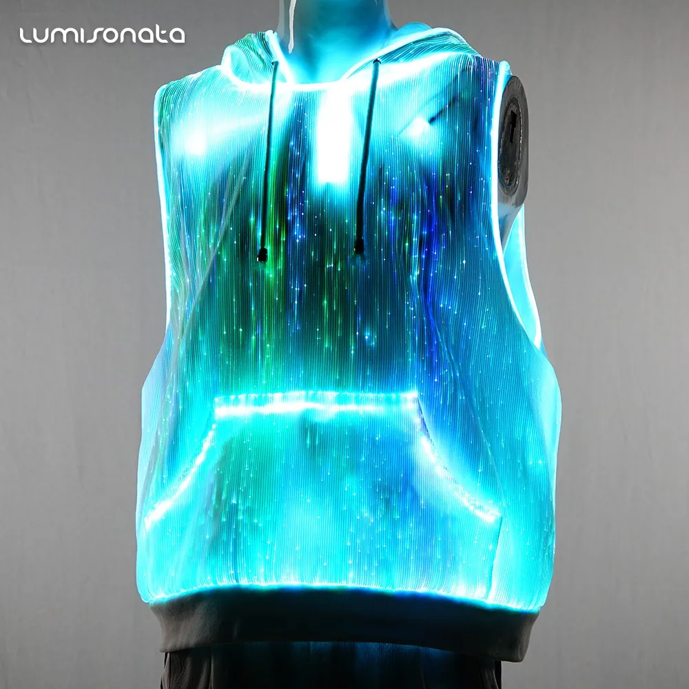 fiber optic hoodie