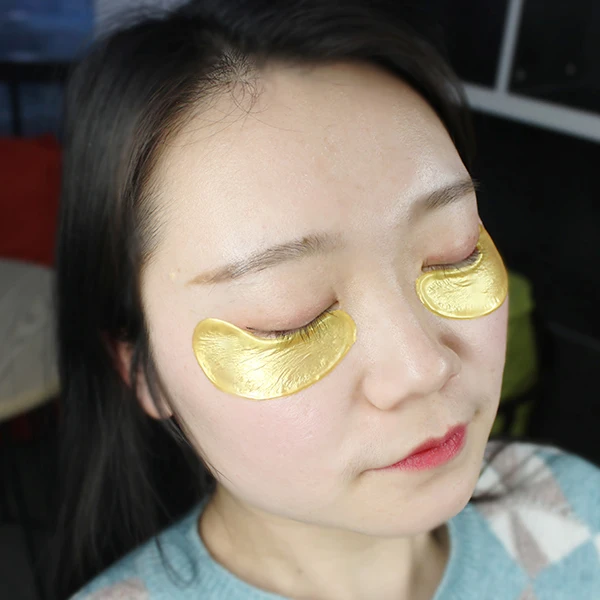 

Beauty 24K Gold Leaf Foils Collagen Eye Compressed Sheet 24K Gold Eye Masks