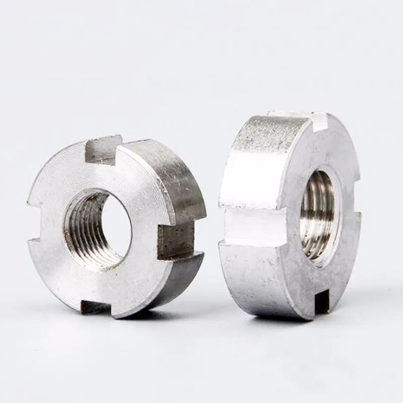 M15 M17 Stainless Steel A2 A4 Rolling Bearings Round Head Slotted Lock