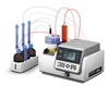 Digital volumetric moisture meter to rapidly test water content in gas, liquid and solid