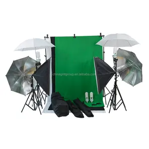 Photography Studio Light Kit Backdrop Stand Softbox