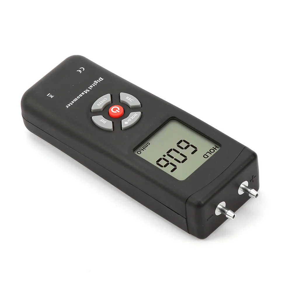 Eujgoov Digital Manometer TL-102 Digital Air Pressure Gauge Differential Pressure Meter Digital Manometer 10psi 