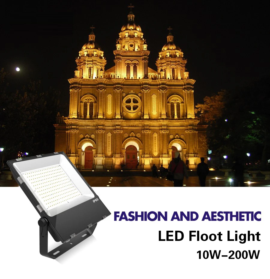 130lm/w high bright ultrathin slim SMD led flood light 150W IP65 energy saving Guangdong manufacturer