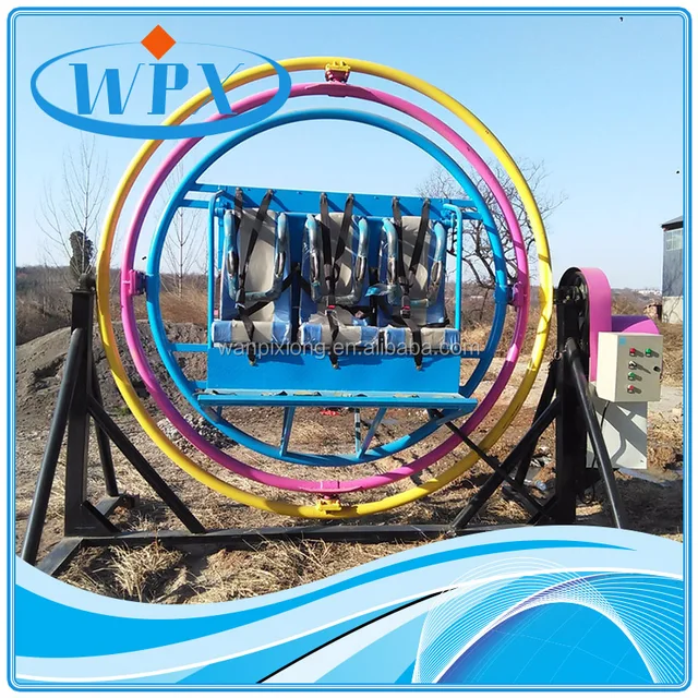 Amusement rides rotating space ring for both teenagers and adults