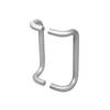 M2167 Solid Aluminum 1" Diameter Offset Pull Handles Back-To-Back