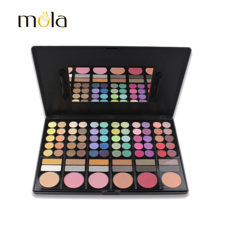 Custom Pro Makeup 78 Colors Cheap Eyeshadow Palette Set + 6 Blush Set For  Beauty - Buy Cheap Eyeshadow Palette,Custom Eyeshadow Palette,Cream  Eyeshadow Palette Product on 