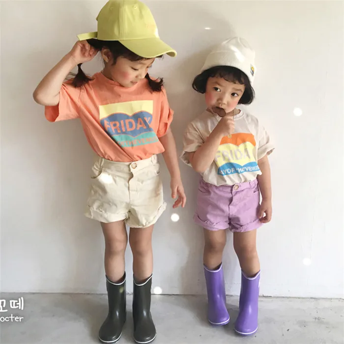 
All Custom Logo Brand Plain Wholesale kid T shirt Bulks Fleece Tops For Online Store 