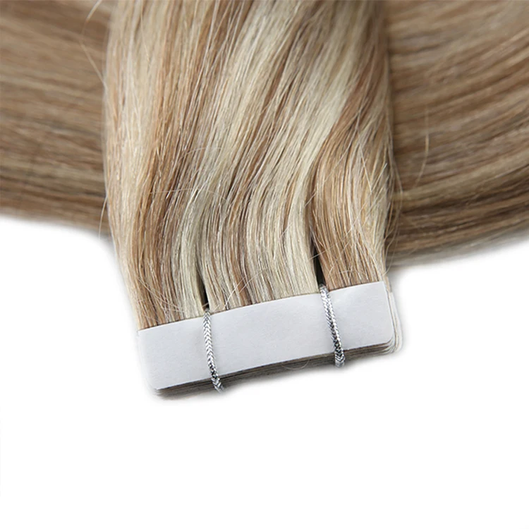 

Full Cuticle One Donor 100% Virgin Brazilian Hair tape in human hair extensions color #10/613