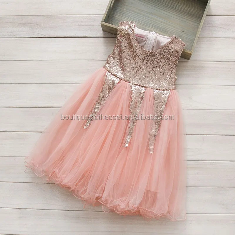 Peach net dress by Pinaki