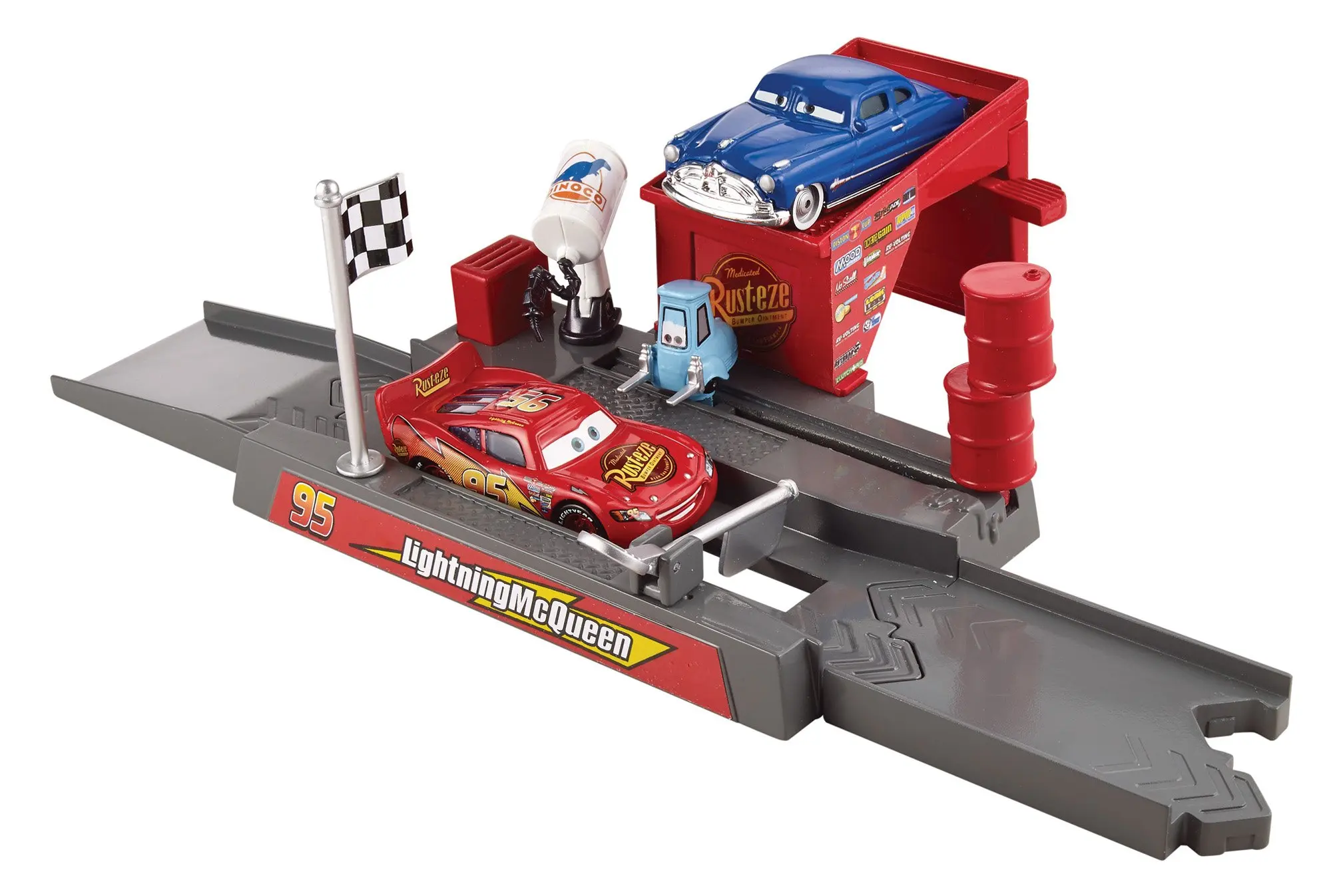 cars pit crew launcher