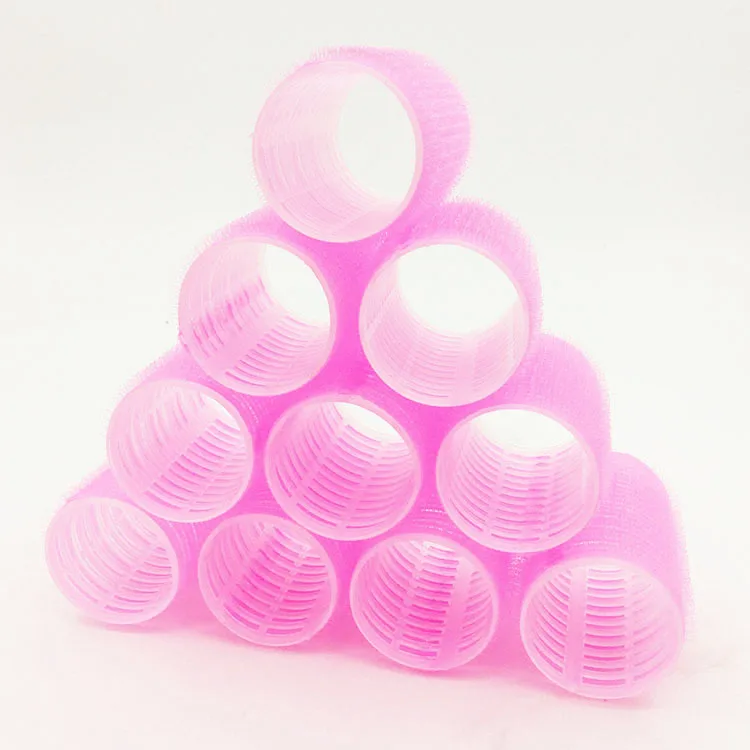 

Custom size 4.0 hair bangs roll hair curler Wholesale safety mini plastic hair rollers, As pic