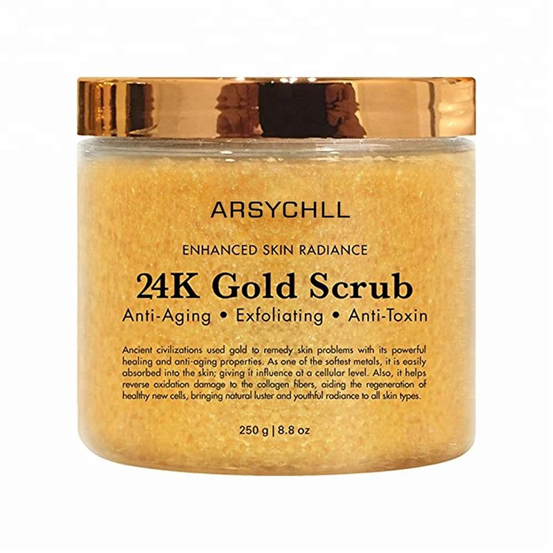 Wholesale Moq 1000 Pcs 24k Gold Body Scrub Manufacturer Private Label