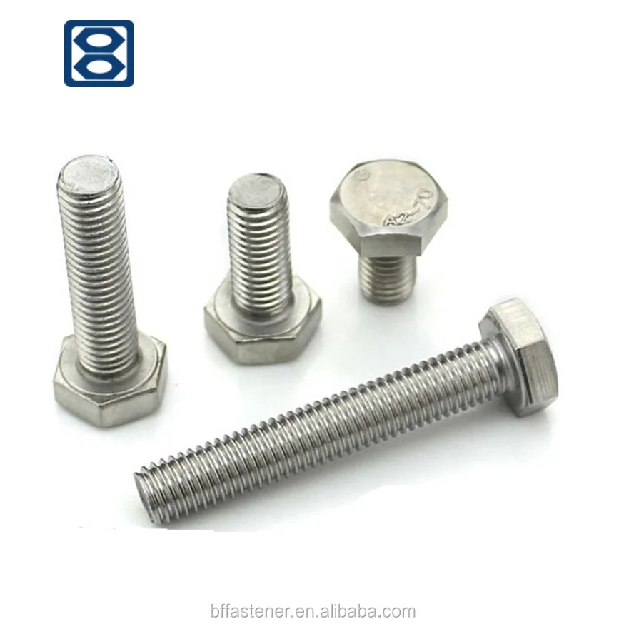 
Haiyan bafang DIN933 stainless steel allen set screws hex 4mm 6mm 8mm 10mm 12mm 14mm 16mm flange bolt 