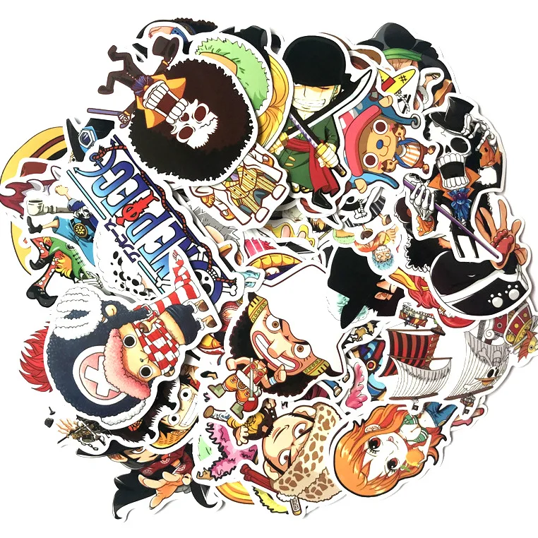 

61 Pcs Japanese Cartoon Go Kawaii Custom design vinyl sticker die cut sticker decal, Cmyk