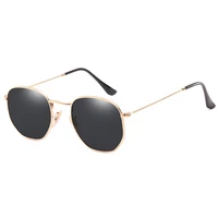 

61519 Superhot Eyewear Hexagonal Sun glasses Round Metal Shades Men Women Fashion Sunglasses