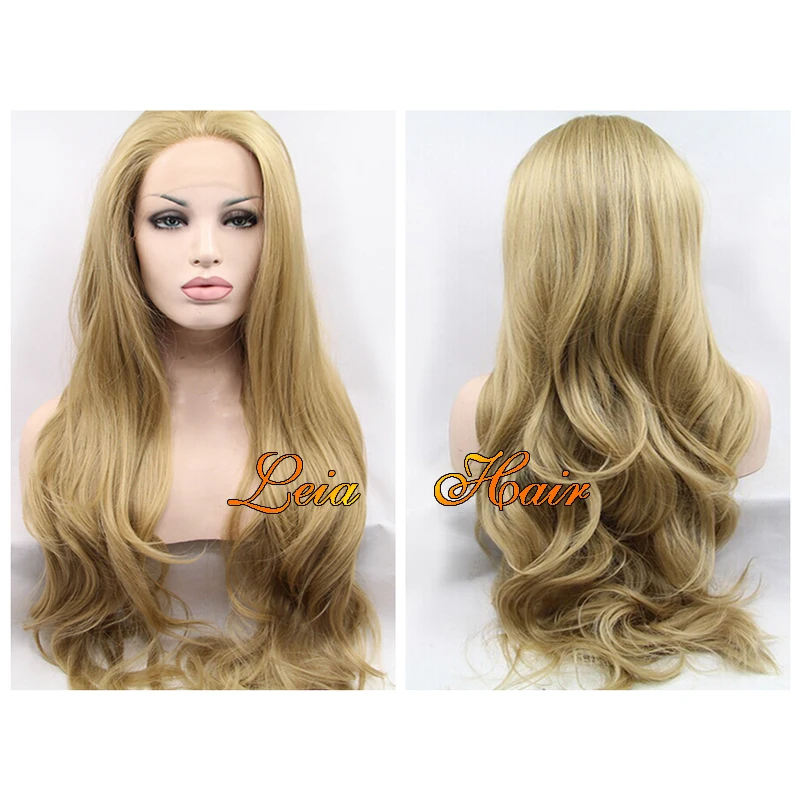 blonde wavy wig long