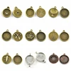 All Kinds of Pendant Setting Antique Silver Pendants Base for Necklace Making China Jewelry Wholesale