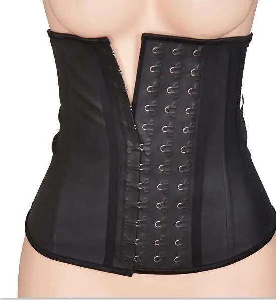 

Wholesale private label latex waist cincher trainer body girdle corset custom 9 steel boned ann cherry waist training cincher