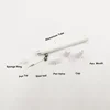11mm Diameter Marker Pen Without Ink Aluminum Tube Pens Metal Nib Small Point Writing Line Paint Marker 3.0mm Tip Size