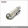 Soshine ST1 XP-E R3 100lm White Light Mini Romisen RC-3007 Platinum Flashlight - Silver (1 x AAA)