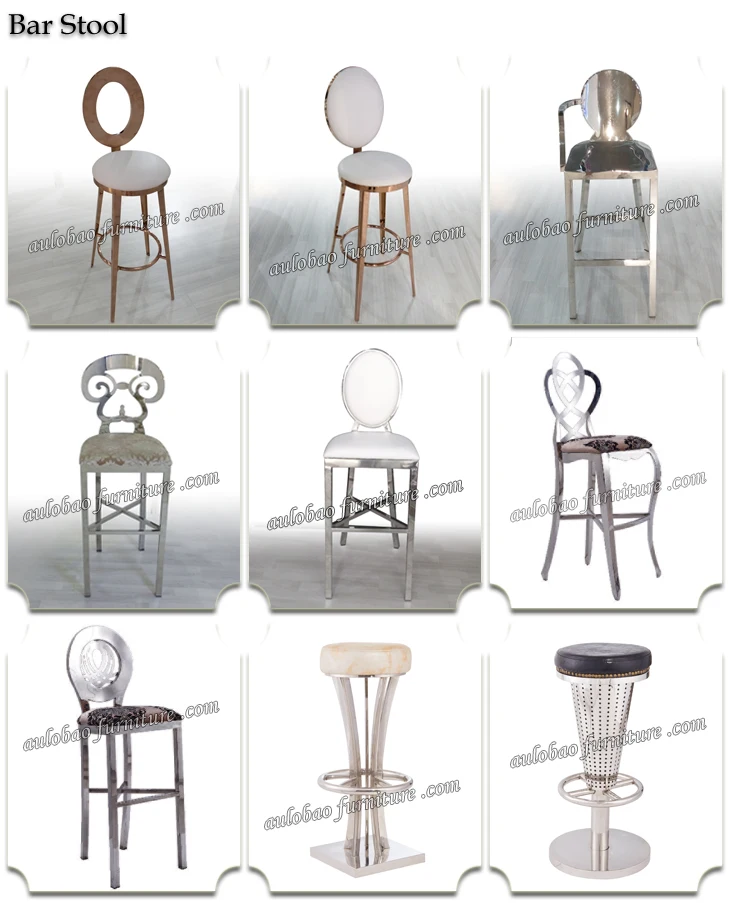 High Hollow Round Back Stainless Steel Bar Stools Made In China Buy