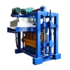 FULANG MACHINE small scale hand operated manual simple concrete cement fly ash solid hollow block brick making forming machine