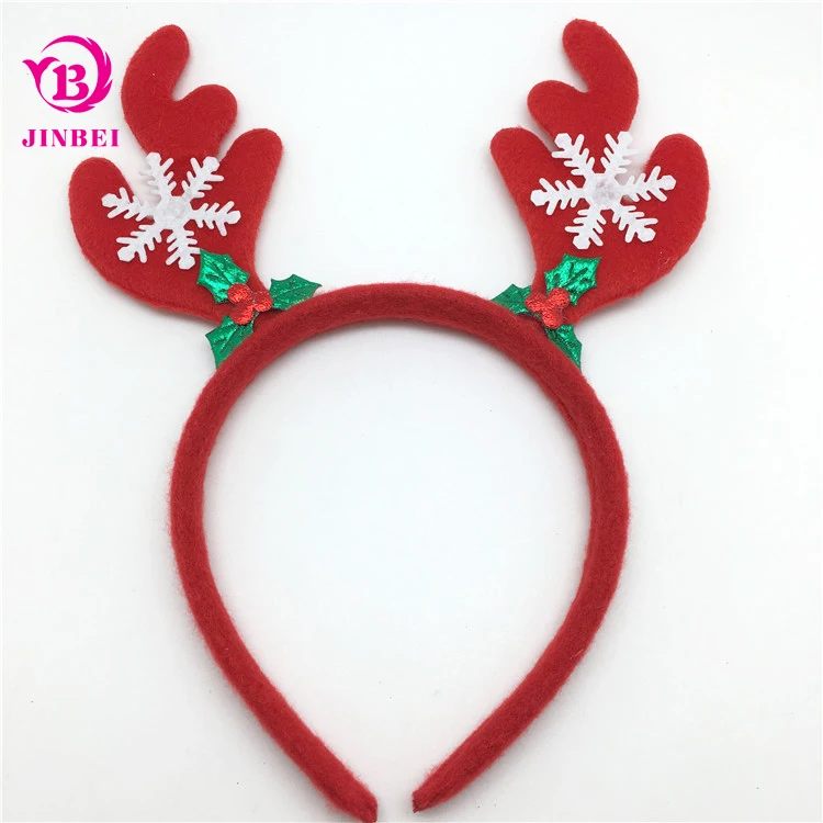 plastic deer antlers headband