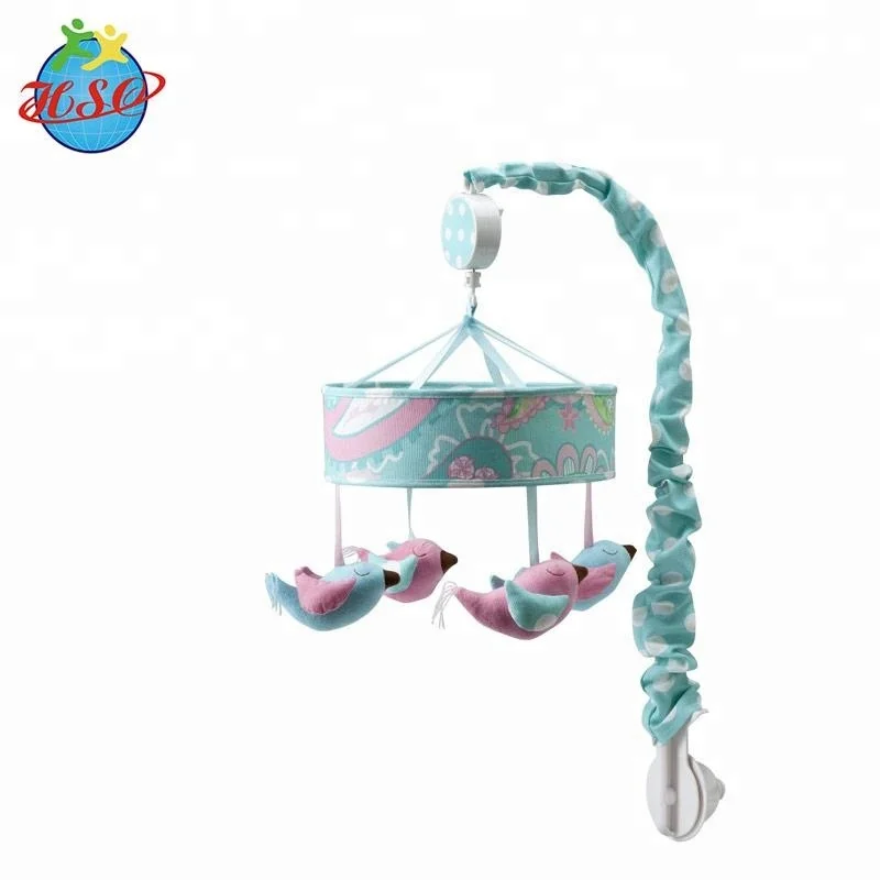 
Baby Bedding Crib Musical Mobile with Hanging Plush Toys 