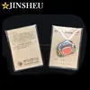 Promotional zipper poly bag pack gift custom enamel lapel pin