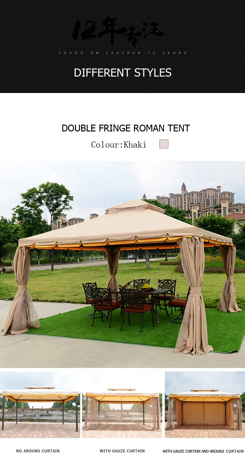 Outdoor Furniture Garden Large Pavilion Tent Outdoor Canvas Tents