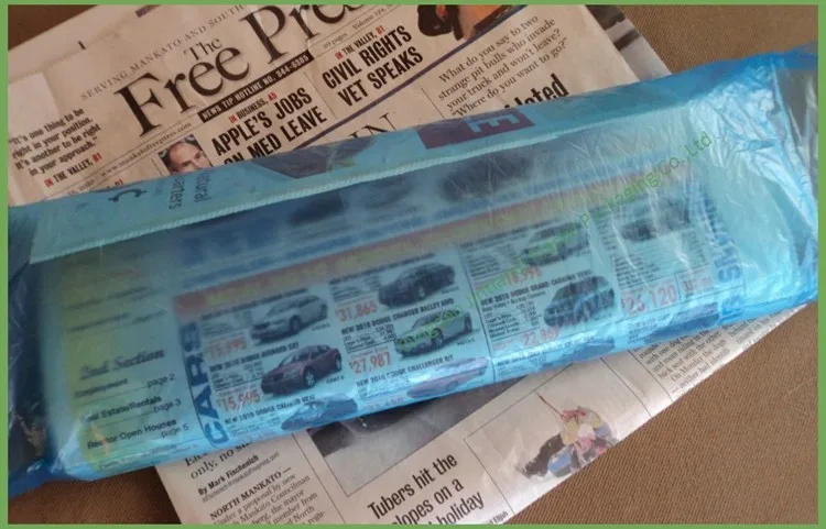 newspaper poly bags wholesale