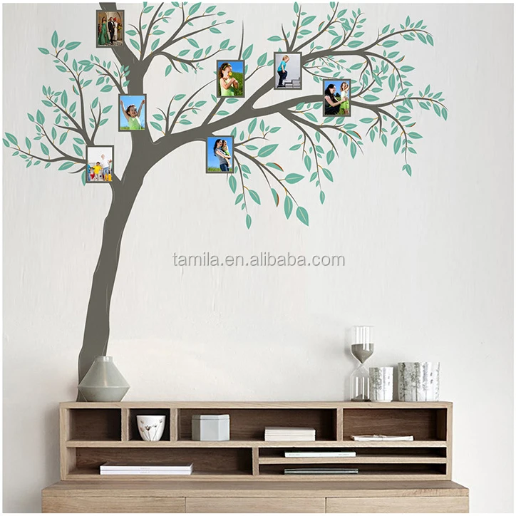 New Design Large Family Tree Vinyl Wall Decal Peel And Stick Vinyl Wall